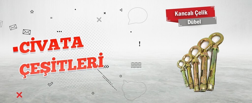 İstanbul Kancalı Çelik Dübel